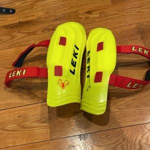 Gently used Leki Junior Shin guards